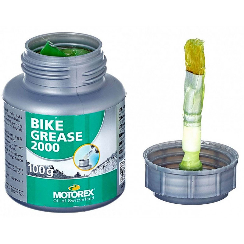 Смазка Motorex Bike Grease 2000 густая, от -30 до +120°С, зеленая, 100мл