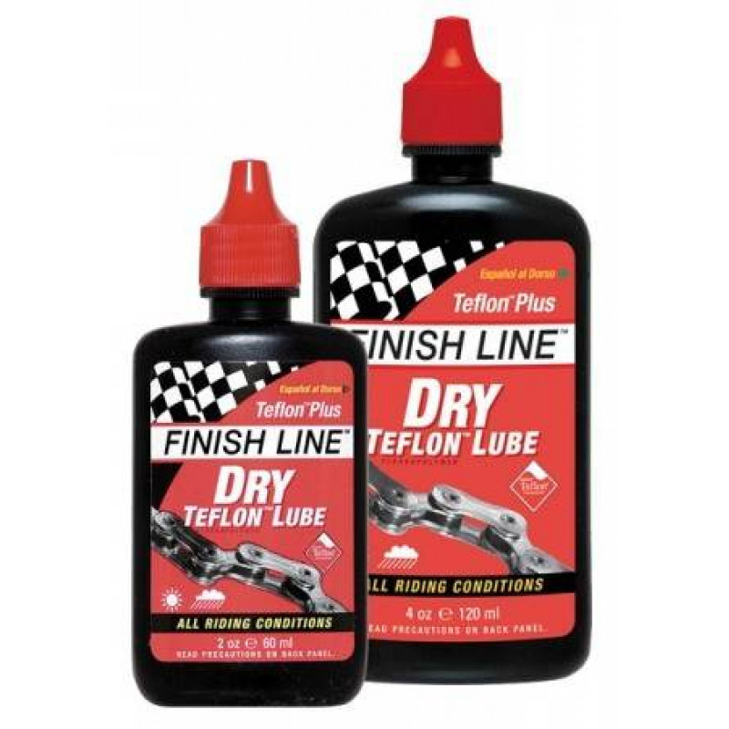 Масло смазка для велоцепи FINISH LINE Teflon Plus Dry Lube 60 ml