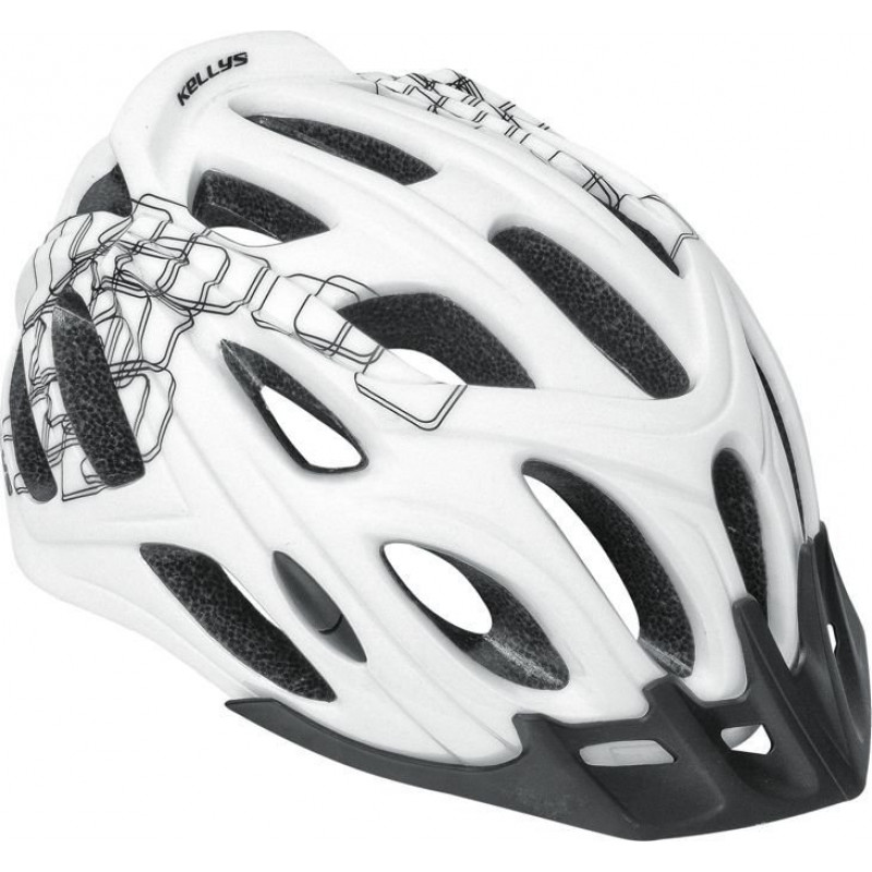 Шлем Kellys KLS Dare бело/чёрний 99000493, 99000492