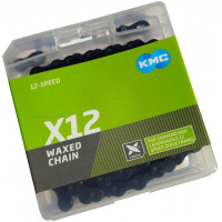 Цепь KMC X12 BlackTech Waxed 12-скоростная
