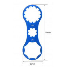Ключ TOOPRE 8T/12T для топкепов вилки Suntour XCR/XCT/XCM/RST