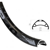 Обід Rodi Tryp 30 27.5"  чорний 32отв