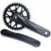 Шатуны SunRace FCM408, 40V, 40W 34, 36, 38 зуба Narrow-Wide
