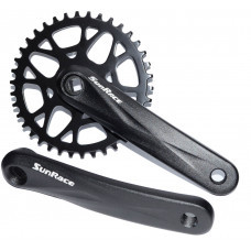 Шатуни SunRace FCM408, 40V, 40W 34, 36, 38 зуба Narrow-Wide