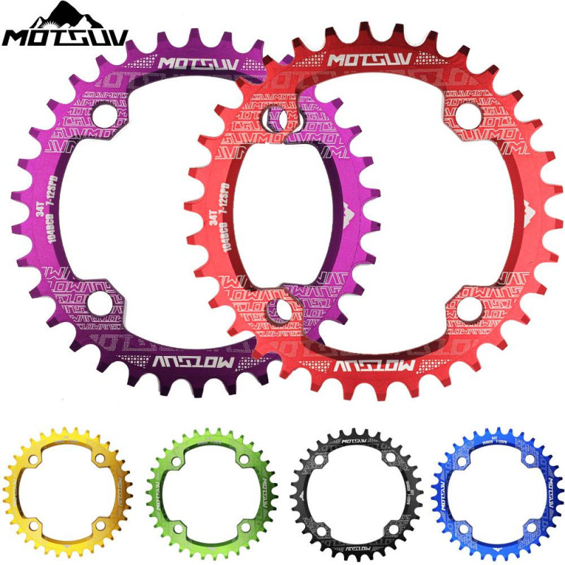 Deckas Motsuv narrow wide 94-96BCD 7075-T6 звезда 32T–38T