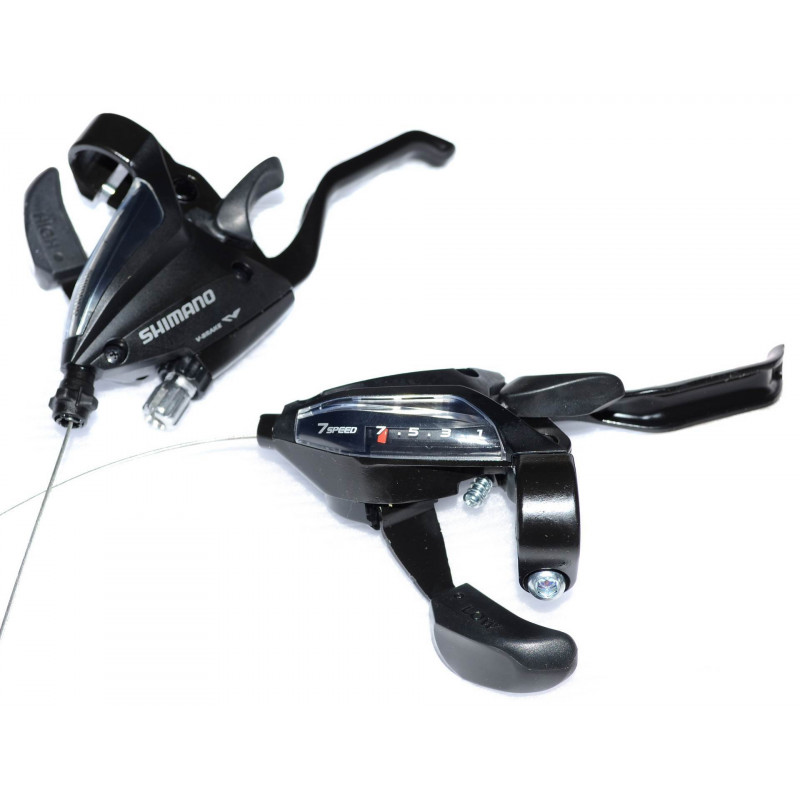 Моноблоки Shimano ST-EF-500 3/7 черн комплект тормозные ручки