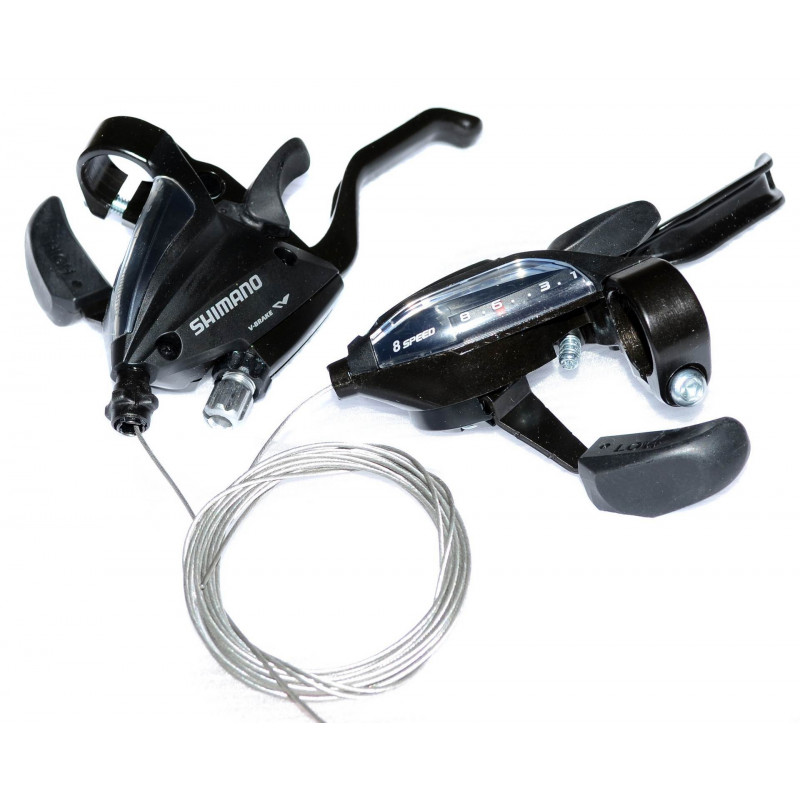Моноблоки Shimano ST-EF-500 3/8 черн комплект тормозные ручки