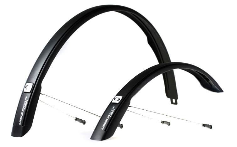 Parafanghi Simpla Ubiquit Per Bici | Bianco/Titanio 71cm