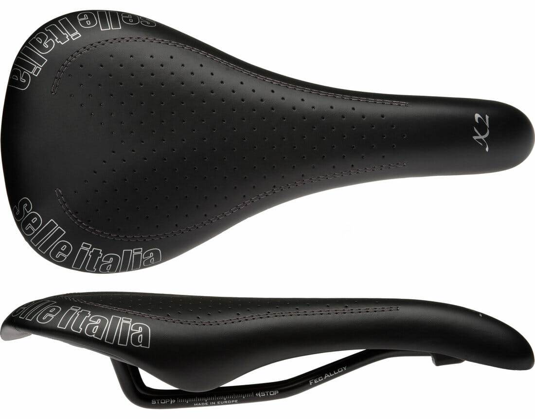 Selle Vintage Selle Italia XO – VTT/route Années 90 – Noire Made In Italy